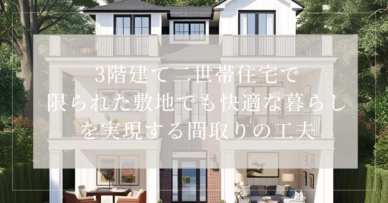 二世帯住宅 3階建て 間取り